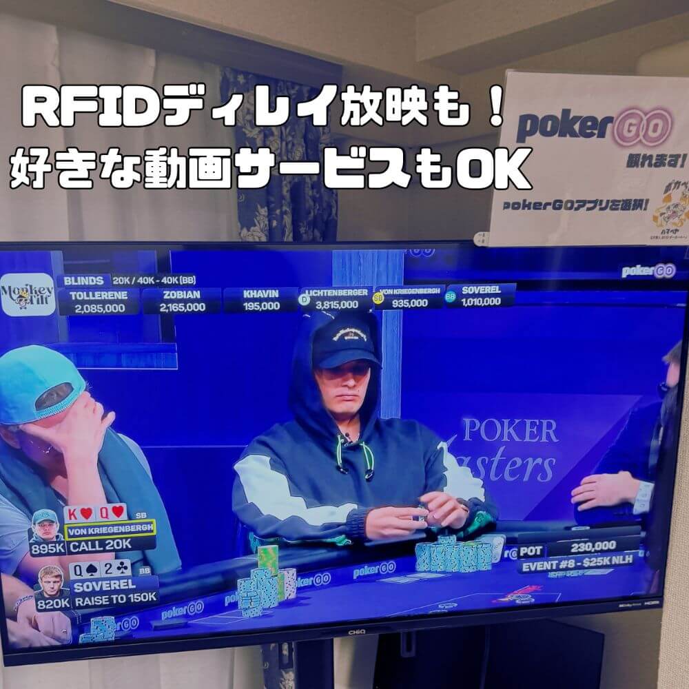 RFIDディレイ放映、動画サービス